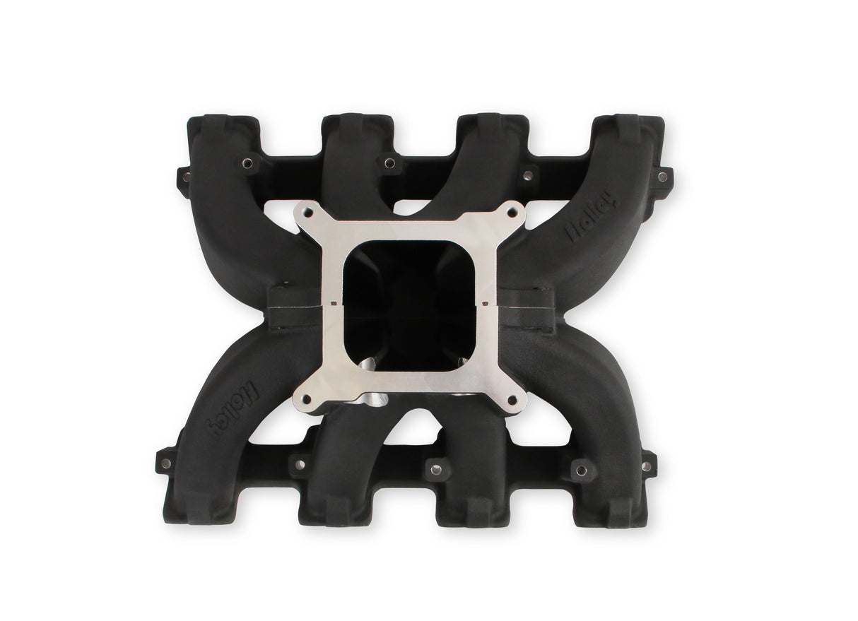 Holley 300-291BK Single Plane Split-Design Race Intake Manifold- GM LS3/L92- Black-4150