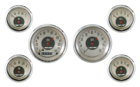 Classic Instruments American Nickel 6 Gauge Set - AN01SHC