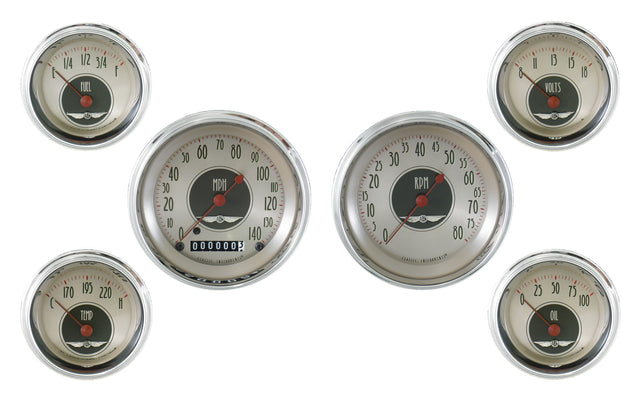 Classic Instruments AMERICAN NICKEL 6 GAUTOGE SET-GM - AN01SLC