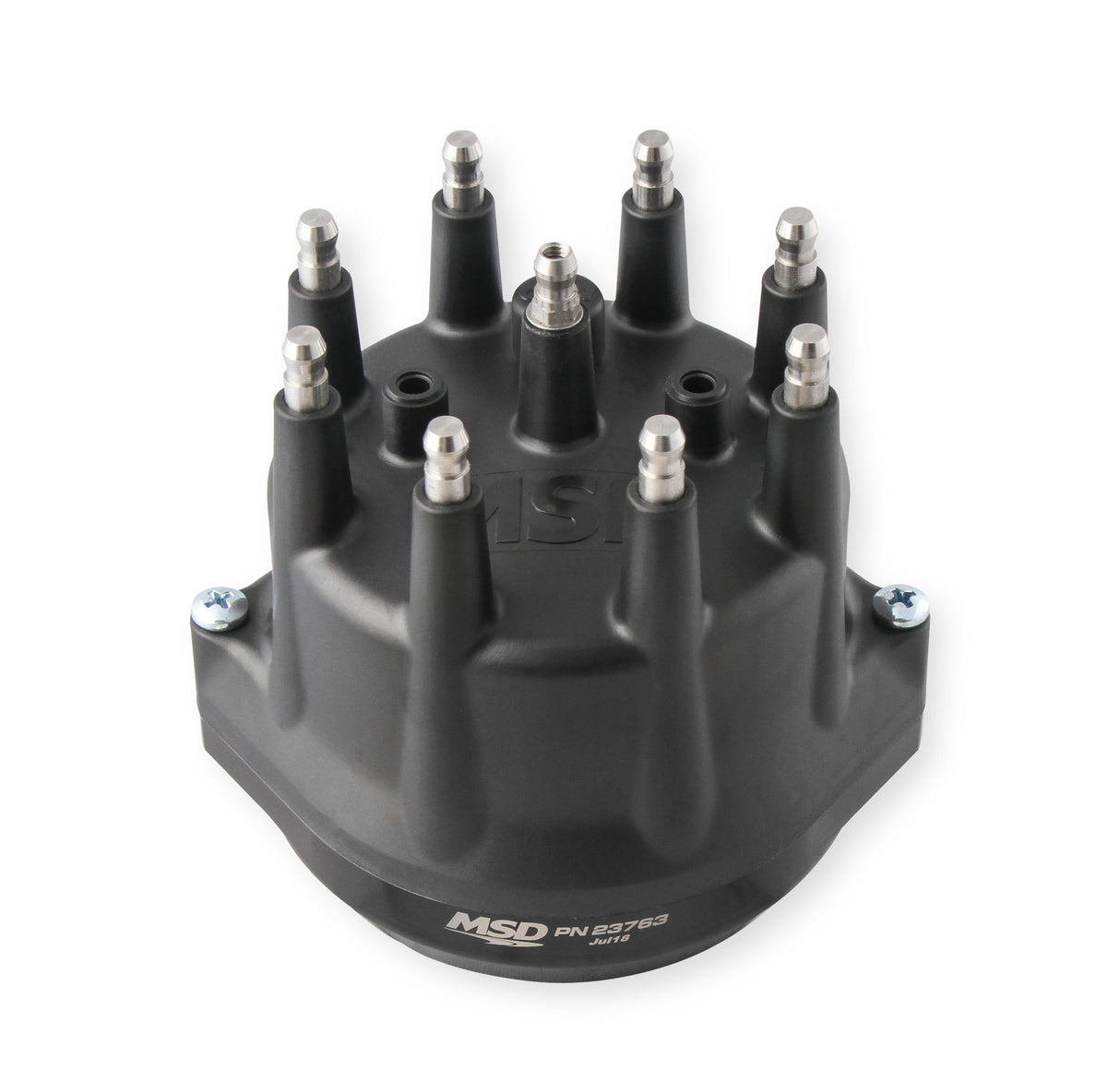 MSD Black, Chevy Tall Deck Dual Sync Distributor - 23763