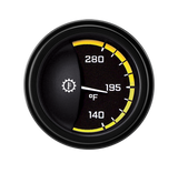 Classic Instruments AutoCross Yellow 2-1/8" Transmission Temperature Gauge - AX27YBLF