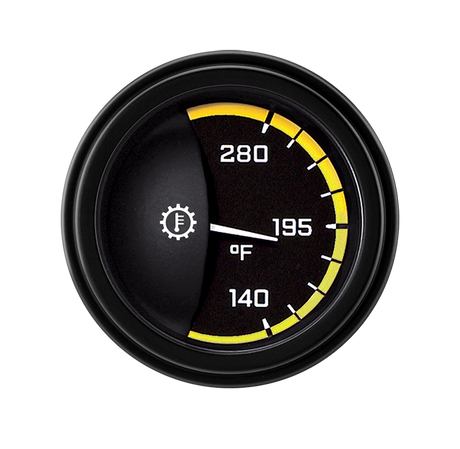 Classic Instruments AutoCross Yellow 2 1/8" Transmission Temp - AX27YBLF
