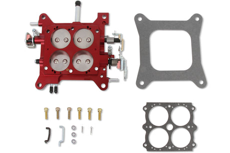 Quick Fuel Billet Throttle Body Assembly 1 3/4" Red with Steel Plates 12-850 - 12-850QFT