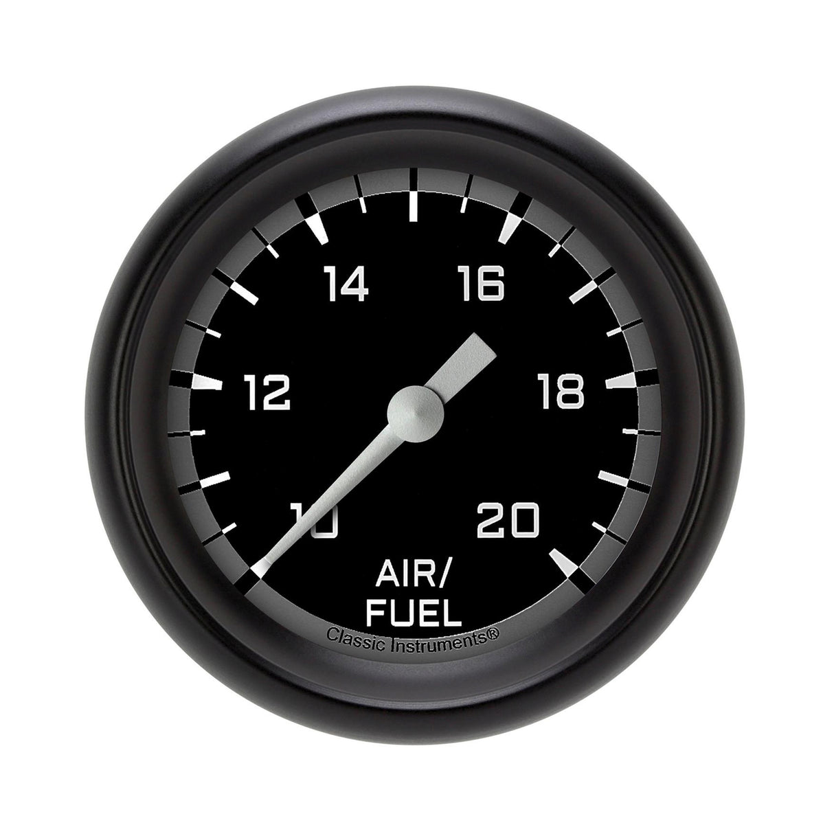 Classic Instruments Autocross Gray 2 5/8" Air Fuel Ratio Gauge - AX394GBPF