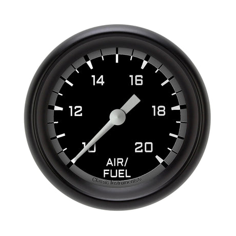 Classic Instruments Autocross Gray 2 5/8" Air Fuel Ratio Gauge - AX394GBPF