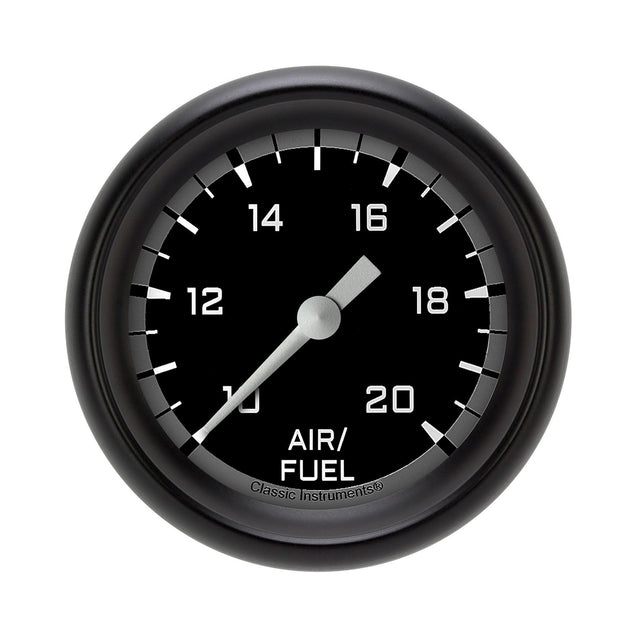 Classic Instruments Autocross Gray 2 5/8" Air Fuel Ratio Gauge - AX394GBPF