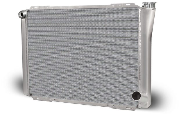 AFCO Aluminum Radiator Circle Track 28 Inch Single Pass Chevy 16AN Inlet - 80130N-16 80130N-16