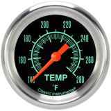 Classic Instruments G/Stock 2-5/8" Water Temperature Gauge, APF-1/4 - GS326APF-04
