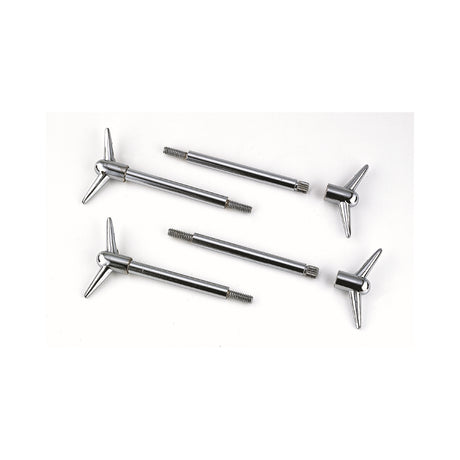 Mr Gasket Valve Cover Y Wing Bolts - Chrome Plated - 4 pack - 9824