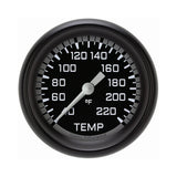 Classic Instruments Autocross Gray 2-5/8" Stock Eliminator Tempature Gauge - AX329GBPF
