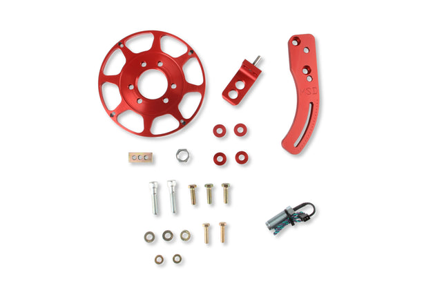 MSD Crank Trigger Wheel Kit - Flying Magnet - BBC - 8 in. - 8620