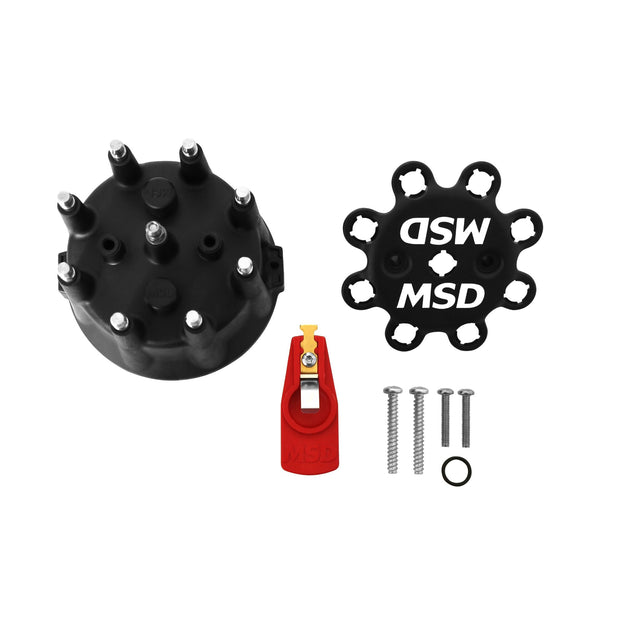 MSD Replacement Cap and Rotor for Pro Mag, Black - 79193