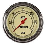 Classic Instruments Vintage 2-1/8" Air Pressure Gauge - VT118SLF