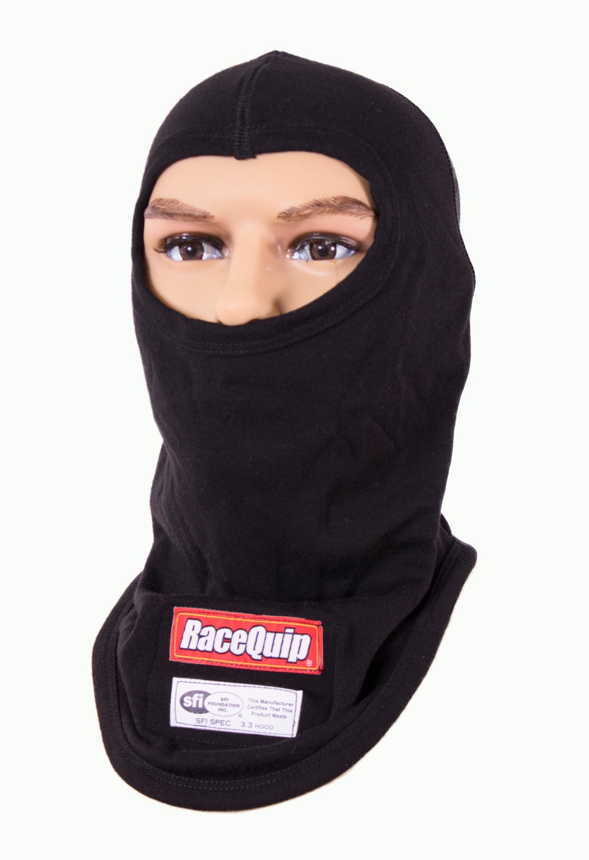 RaceQuip SFI3.3 Base Layers Fire Retardant Balaclava Head Sock - 1-Layer - 433991RQP