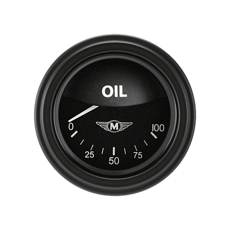 Classic Instruments Moal Bomber 2 1/8" Oil Pressure - MA81BLF