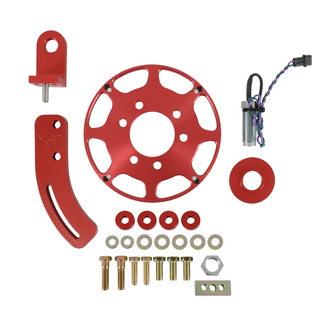 MSD Crank Trigger Wheel Kit - Flying Magnet - SBC - 7 in. - 8610