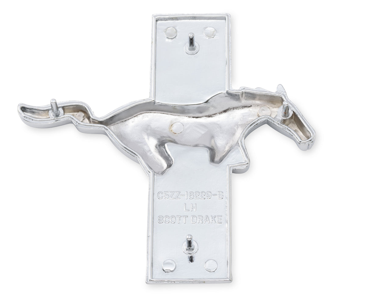 Scott Drake Fender Emblem, Pin On, Running Horse , Driver Side - C5ZZ-16229-B