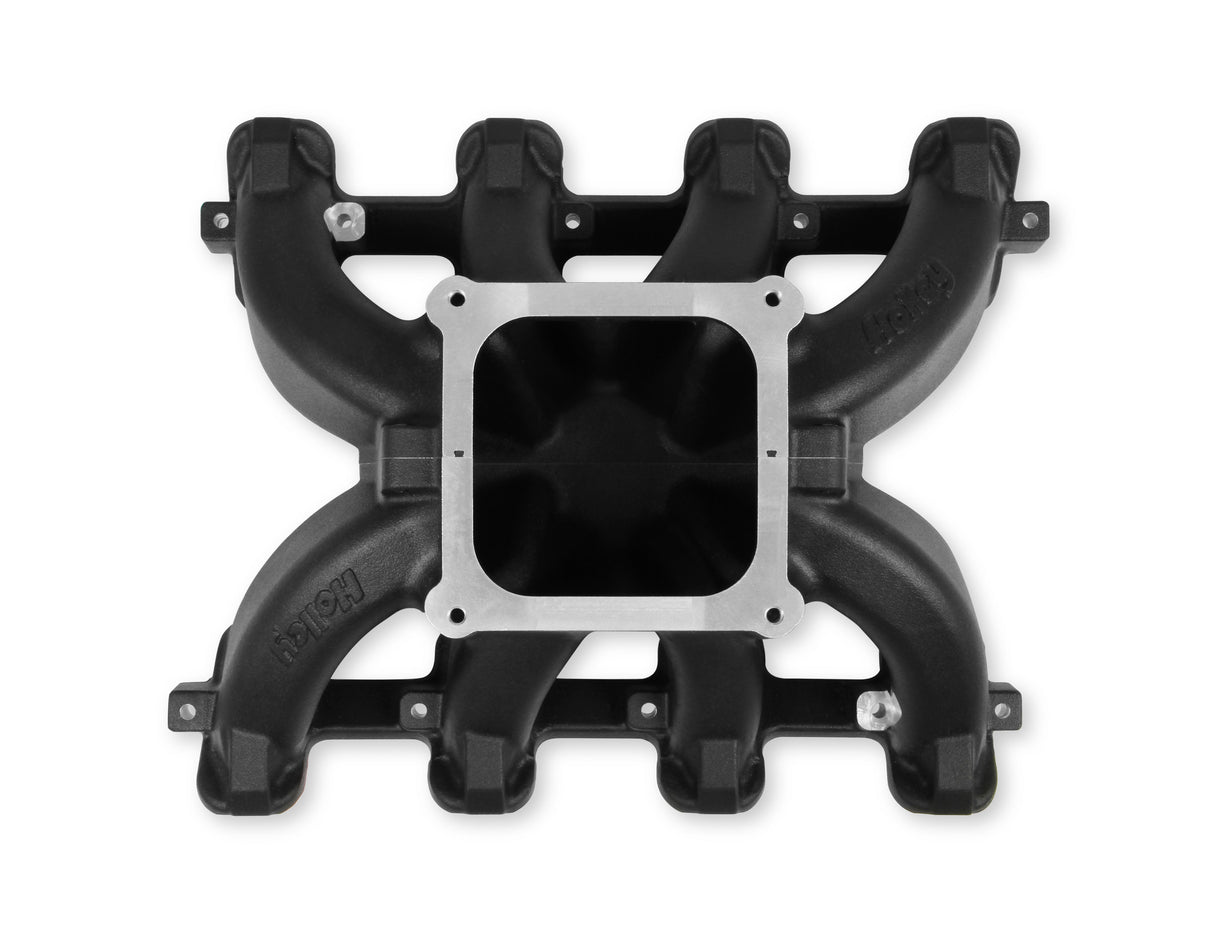 Holley 300-295BK Single Plane 4500 Carbureted Split-Design Race Intake Manifold - GM LS1/LS2/LS6