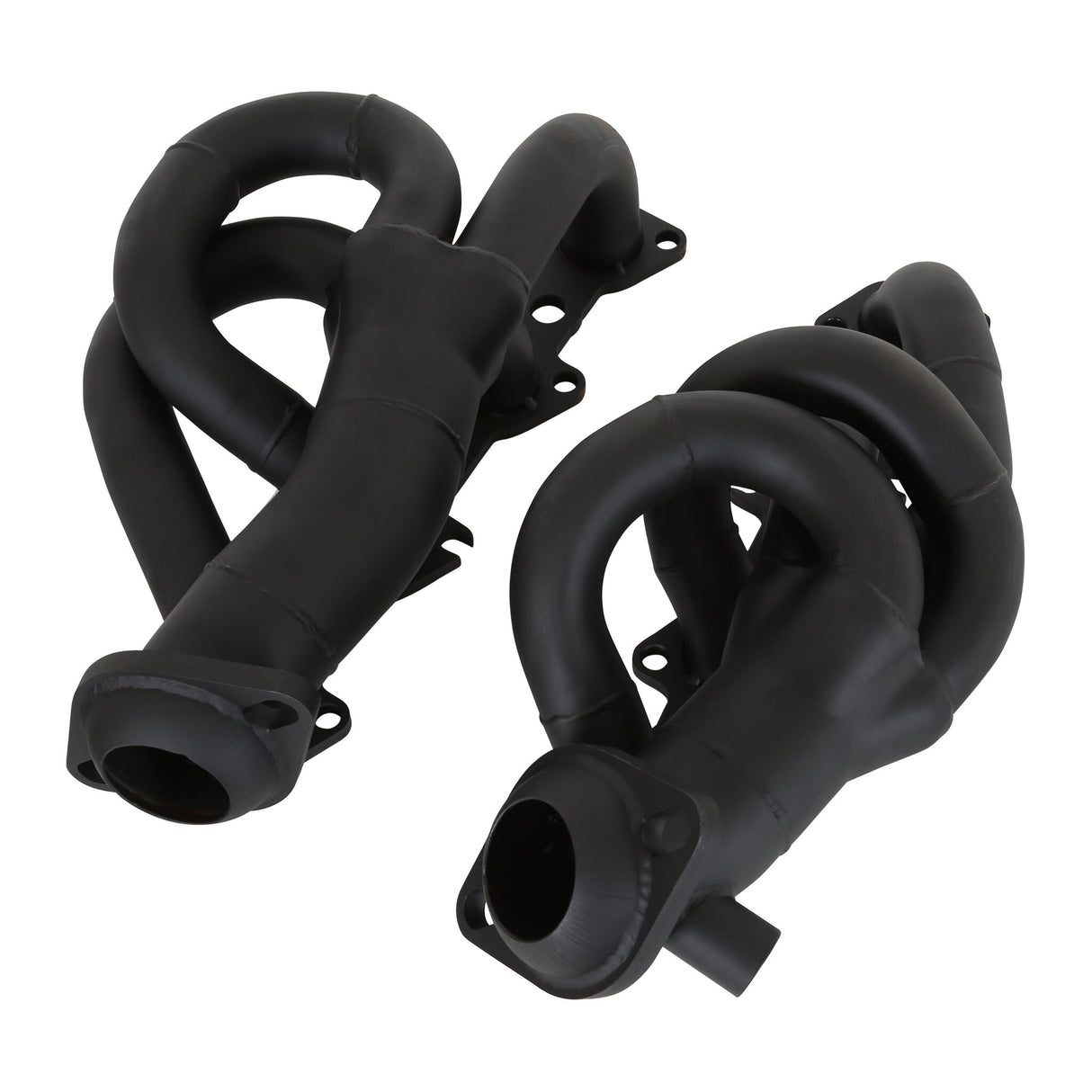 Flowtech Shorty Headers - Black Painted - 91670FLT