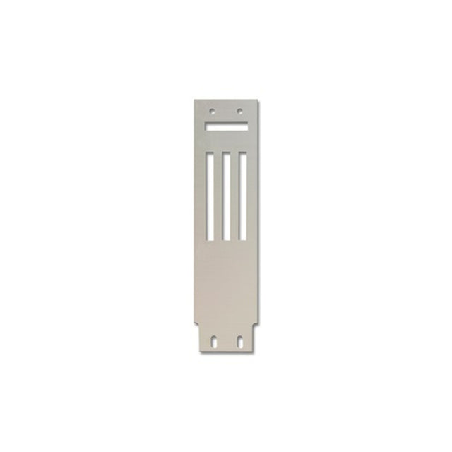 Scott Drake 1967 Dash Panel Heater Control Plate Insert, Brushed Aluminum - C7ZZ-6504410-HC