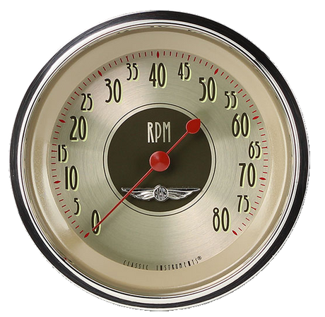 Classic Instruments AMERICAN NICKEL 3IN TACH 8000 RPM - AN80SLC