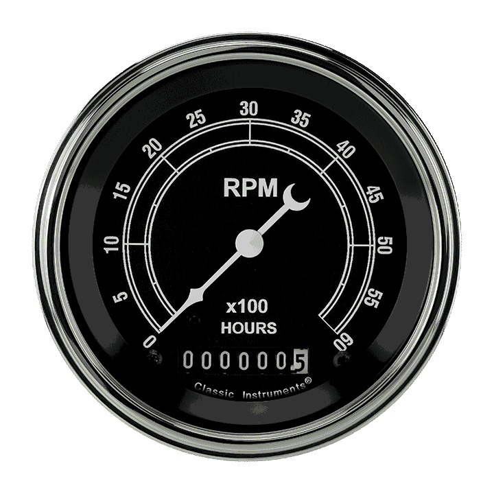 Classic Instruments Traditional 3 3/8" Tachometer - TR60HSLF