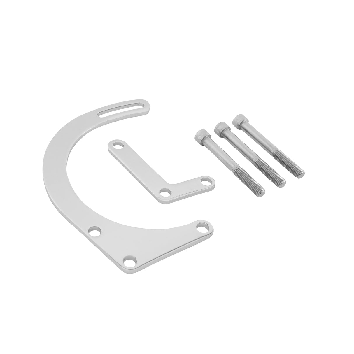 Mr Gasket Lower Alternator Mounting Kit - Chrome - 5179