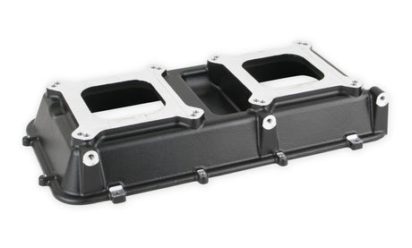 Holley EFI Holley Hi-Ram Intake Plenum Top Only, 2 x 4150- Semi-Gloss Black Finish - 300-207BK