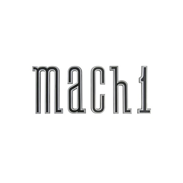 Scott Drake Panel Emblem Rocker Set, Mach 1 - D0ZZ-16003-K
