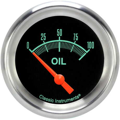 Classic Instruments G-STOCK 2 5/8IN OIL PRES 100psi ELEC - GS281APF
