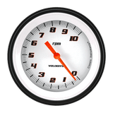 Classic Instruments Velocity White 3 3/8" Tachometer - VS10WBLF