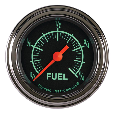 Classic Instruments G/Stock 2-1/8" Fuel Level Gauge - GS109SLF