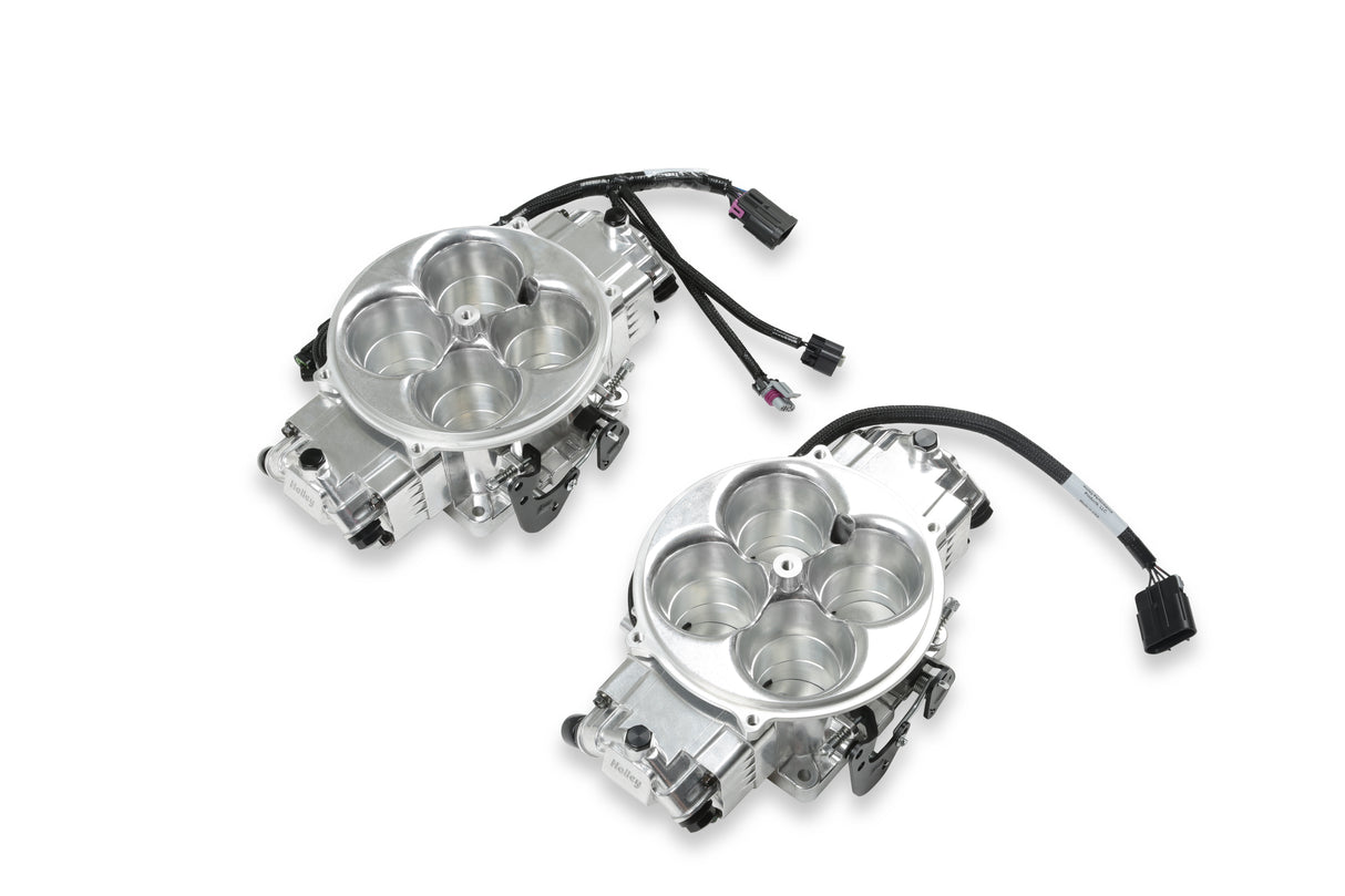 Holley 550-1080 EFI Terminator X Stealth 2x4 4500 Kit - Shiny