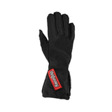 Racequip SFI 3.3/5 Black Outseam Short Gauntlet Nomex Race Gloves - X-Large - 356906RQP