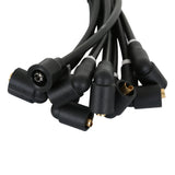Scott Drake 8mm Ford Logo Ignition Wires Black - C5OZ-12259-BK8
