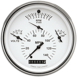 Classic Instruments TETRA WHITE CENTER CLUSTER - TE40WSLC