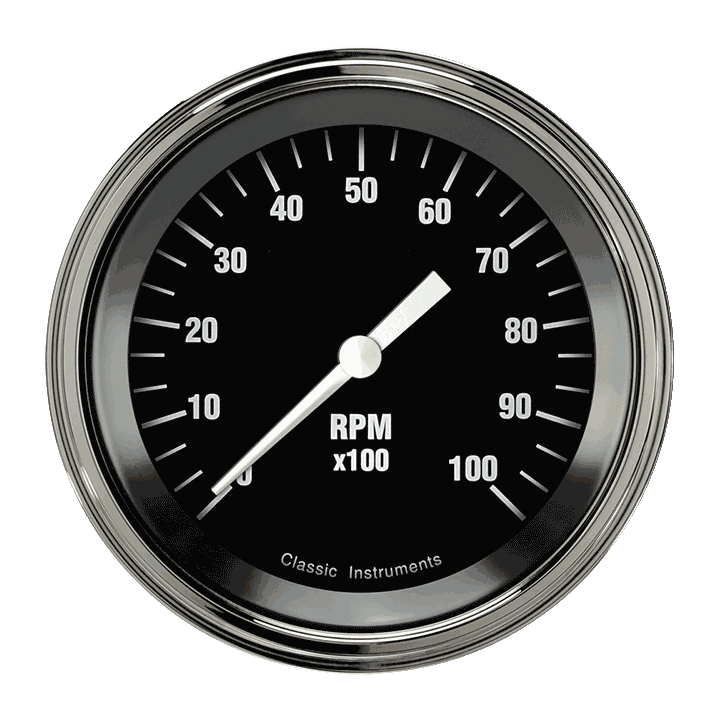 Classic Instruments HOT ROD 3IN TACH 10K - HR10SLC