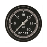 Classic Instruments Autocross Gray 2-5/8" Boost Gauge (30 PSI) - AX342GBLF