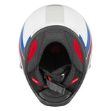 Simpson Motorcycle M30 Bandit Helmet - Lifter White - Extra Small - M30LIFT1XS