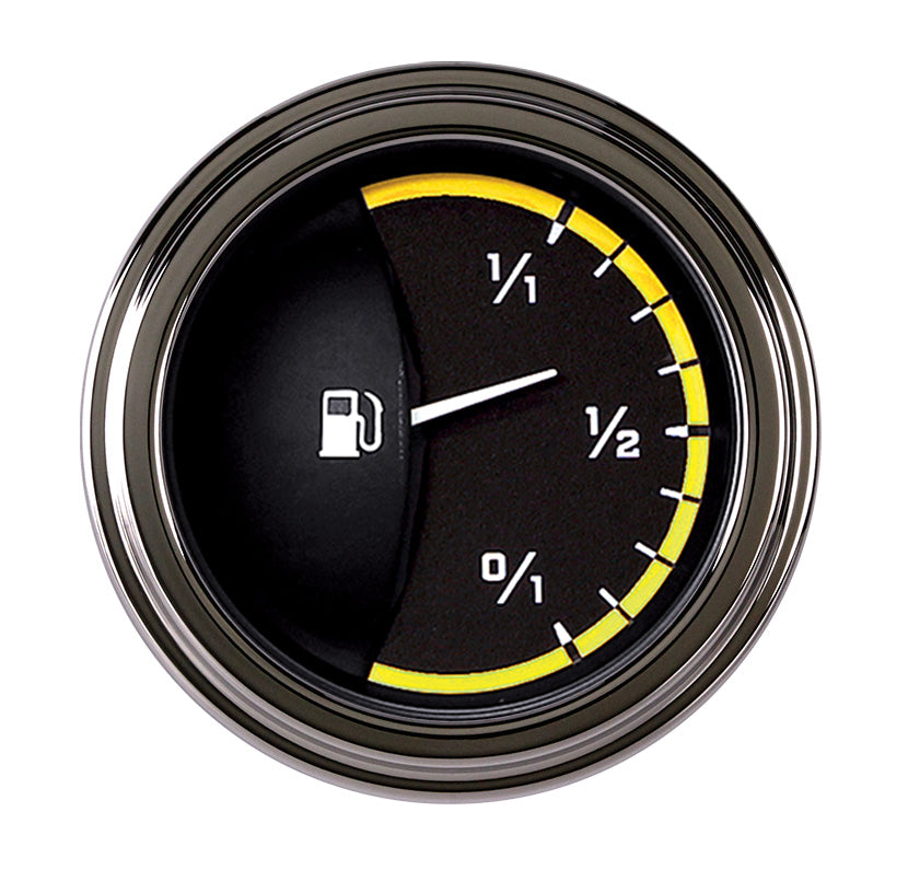 Classic Instruments AUTO CROSS YELLOW 2IN FUEL 0-90 - AX12YSLF