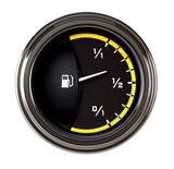 Classic Instruments Autocross Yellow 2-1/8" Fuel Level Gauge (0-90 Ohm) - AX12YSLF