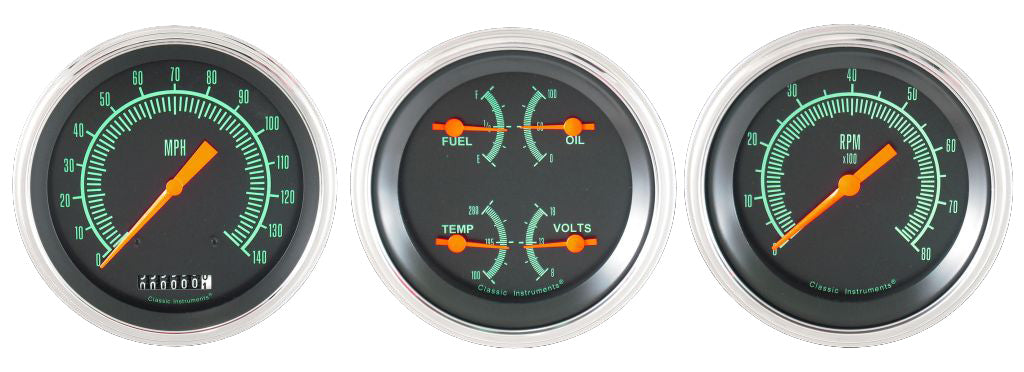 Classic Instruments G/Stock Series Three Gauge Set - GS03SLF