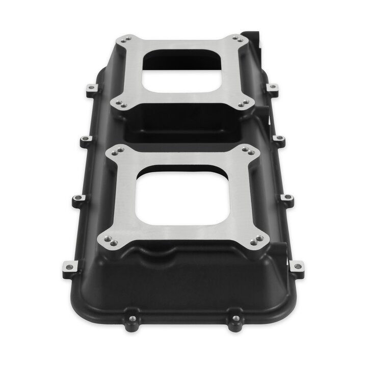 Holley 300-207BK-2 Hi-Ram Intake Plenum Top Only - 2 x 4150 - Flat Black Finish
