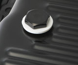 Mr Gasket Transmission Oil Pan - Black Steel - 9767BMRG