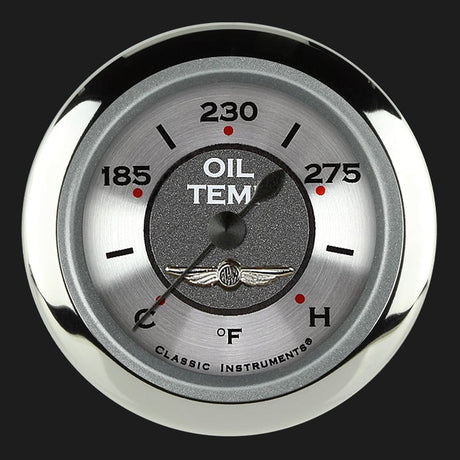 Classic Instruments All American 2 1/8" Oil Temperature Gauge - AW128SRC