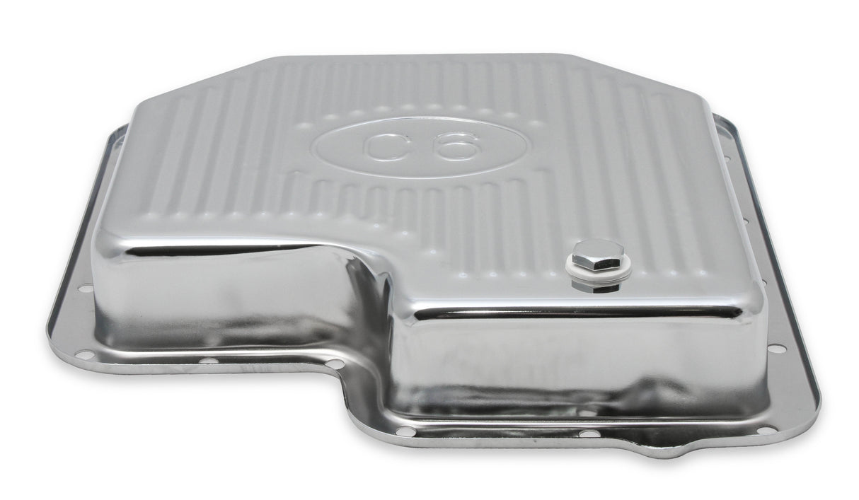 Mr Gasket Transmission Oil Pan - Chrome - 9756CMRG