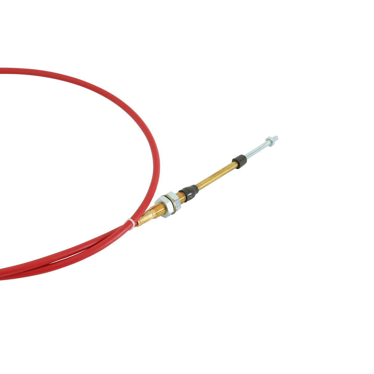 B&M Performance Shifter Cable - 5-Foot Length - Red - 80605