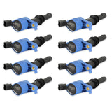 MSD Ignition Coil - Blaster - Ford 3-Valve V8 - Blue - 8-Pack - 824385
