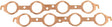 Aeroflow GM LS Round Port Copper Embossed Exhaust Gaskets (AF1854-1004)