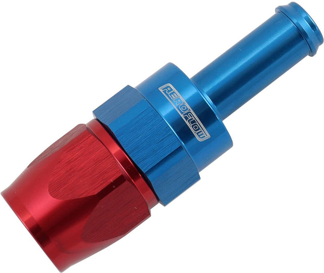Aeroflow 200 Series Teflon Style One Piece Straight Hose End -6AN to 3/8" Hose Barb (AF214-06-06D) AF214-06-06D